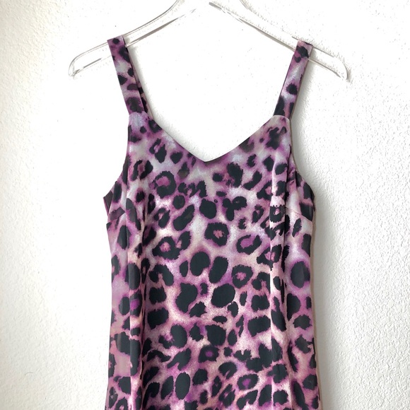 SOMA Purple Animal Print Gown - Picture 2 of 5